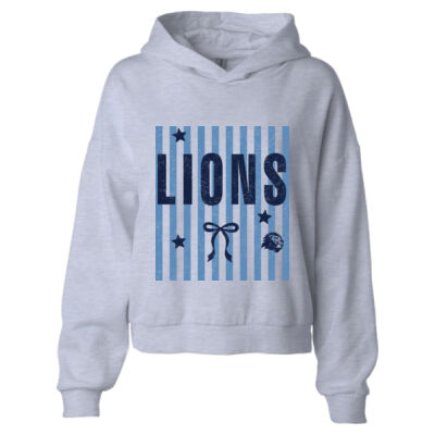 Striped Lions  - Women's California Wave Wash Sunday Hooded Sweatshirt Thumbnail