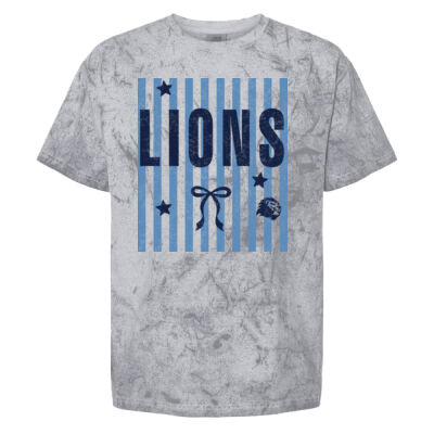 Striped Lions  - Colorblast Heavyweight T-Shirt Thumbnail