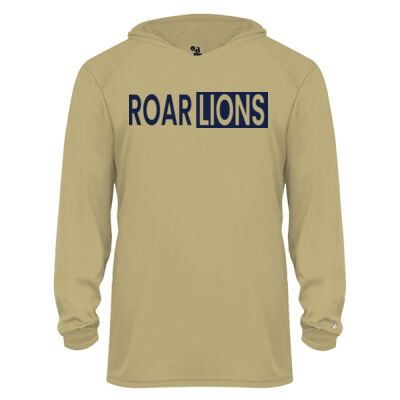 ROAR LIONS  - Youth B-Core Long Sleeve Hooded T-Shirt Thumbnail