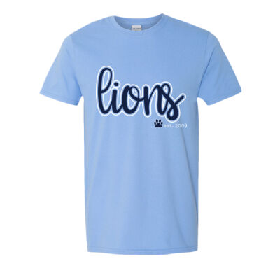 Cursive Lions  - Softstyle T-Shirt Thumbnail