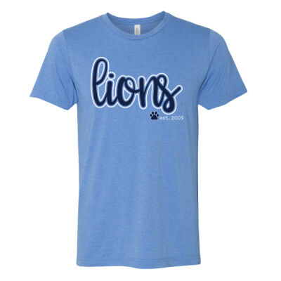 Cursive Lions  - Unisex CVC Jersey Tee Thumbnail