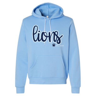 Cursive Lions  - Unisex Sponge Fleece Hoodie Thumbnail