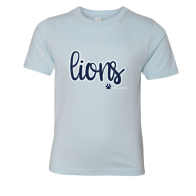 Cursive Lions  - Youth Cotton T-Shirt Thumbnail