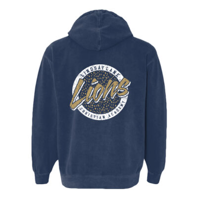 Old Row Lions  - Garment-Dyed Hooded Sweatshirt Thumbnail