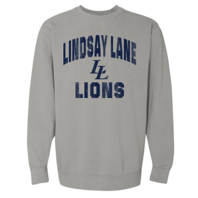 Destressed Lindsay Lane  - Garment Dyed Ringspun Crewneck Sweatshirt Thumbnail