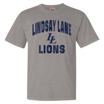 Destressed Lindsay Lane  - Garment Dyed Heavyweight Ringspun Short Sleeve Shirt Thumbnail