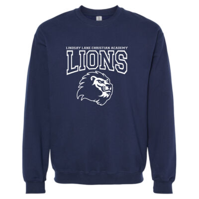 Lion Head  - Softstyle® Crewneck Sweatshirt Thumbnail