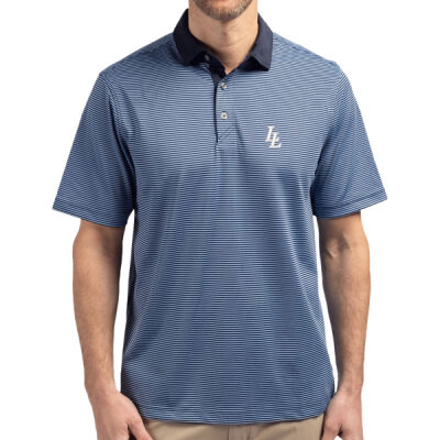 LL - Cutter & Buck Virtue Eco Pique Micro Stripe Recycled Mens Polo Thumbnail