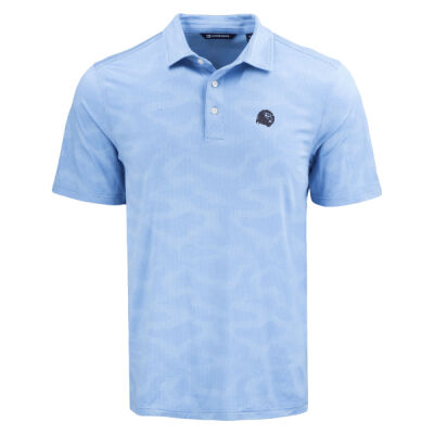 Lion Head - Cutter & Buck Coastline Recycled Double Peached Camo Print Mens Polo Thumbnail