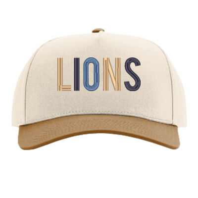 PUFF Lions  - Full Fabric 5 Panel Champ Thumbnail