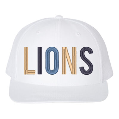 PUFF Lions  - Snapback Trucker Cap Thumbnail