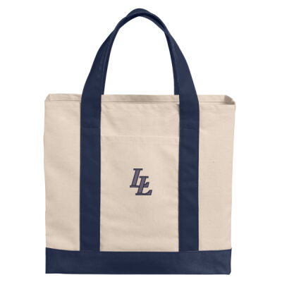 LL - Cotton Canvas Two Tone Tote Thumbnail